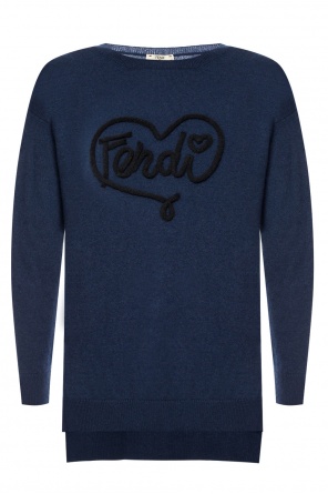 Cashmere sweater with logo, zdjęcie 1 Cashmere sweater with logo od Fendi